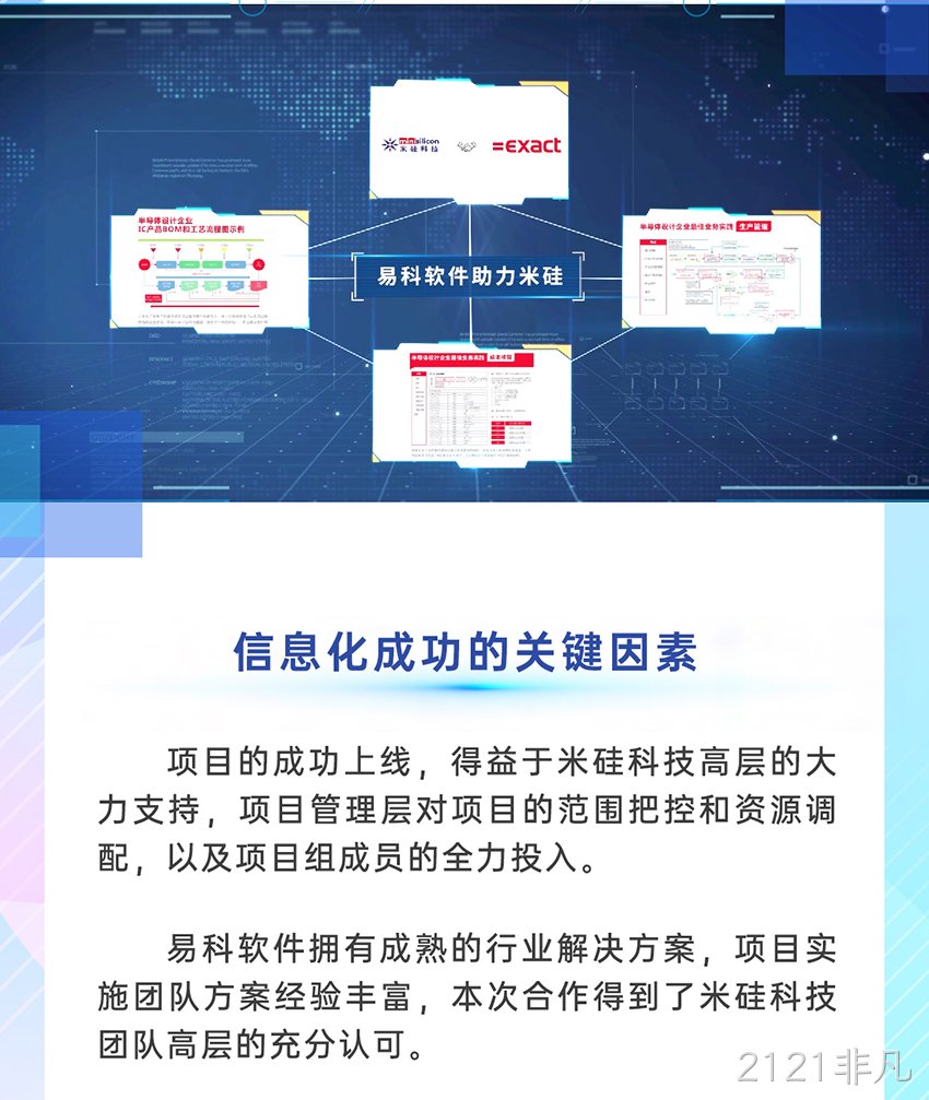 2121非凡科技Exact信息系统成功上线
